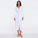Brezia White Knitted Maxi Dress with Long Sleeves and Gold Button Details | Moeva | Dress | Each week unveils new pieces—luxury swimwear, fluid resort silhouettes, and elevated summer-to-evening essentials designed to carry you from coastal escapes to city nights.