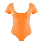 Britt Orange/Pink Reversible Bodysuit