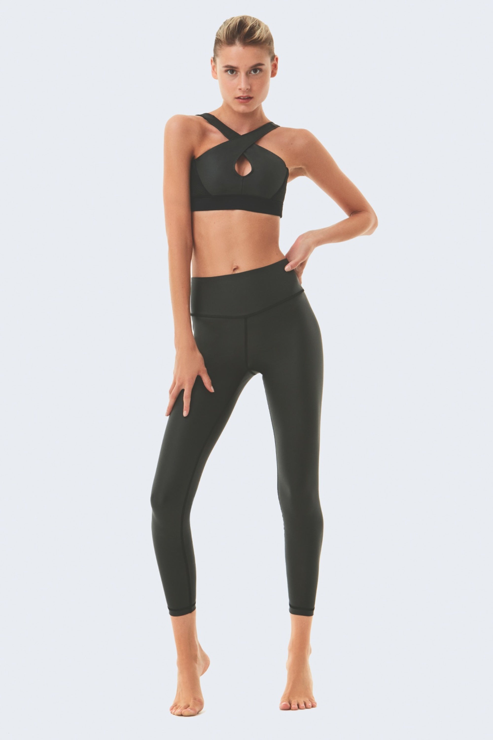 Brooklyn Black Leggings | Moeva | Activewear | Each week unveils new pieces—luxury swimwear, fluid resort silhouettes, and elevated summer-to-evening essentials designed to carry you from coastal escapes to city nights.