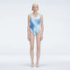 Calista Blue Plunge Scoop Neck Swimsuit | Moeva | One-Piece | Each week unveils new pieces—luxury swimwear, fluid resort silhouettes, and elevated summer-to-evening essentials designed to carry you from coastal escapes to city nights.