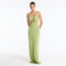 Calla Green Knitted U-Wire Maxi Dress with Cut-Outs | Moeva | Dress | Each week unveils new pieces—luxury swimwear, fluid resort silhouettes, and elevated summer-to-evening essentials designed to carry you from coastal escapes to city nights.