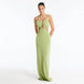 Calla Green Knitted U-Wire Maxi Dress with Cut-Outs | Moeva | Dress | Each week unveils new pieces—luxury swimwear, fluid resort silhouettes, and elevated summer-to-evening essentials designed to carry you from coastal escapes to city nights.