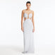 Calla Silver Knitted U-Wire Maxi Dress with Cut-Outs | Moeva | Dress | Each week unveils new pieces—luxury swimwear, fluid resort silhouettes, and elevated summer-to-evening essentials designed to carry you from coastal escapes to city nights.