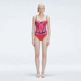 Camilla Red Underwired Swimsuit | Moeva | One-Piece | Each week unveils new pieces—luxury swimwear, fluid resort silhouettes, and elevated summer-to-evening essentials designed to carry you from coastal escapes to city nights.