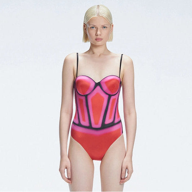 Camilla Red Underwired Swimsuit | Moeva | Swimsuit | Each week unveils new pieces—luxury swimwear, fluid resort silhouettes, and elevated summer-to-evening essentials designed to carry you from coastal escapes to city nights.