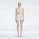 Carolina White Cut-Out Halter Swimdress | Moeva | One-Piece | Each week unveils new pieces—luxury swimwear, fluid resort silhouettes, and elevated summer-to-evening essentials designed to carry you from coastal escapes to city nights.