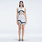 Cecilia Knit Sleeveless Crop Top and Lydia Knit Mini Skirt Blue Degraded Set | Moeva | Set | Each week unveils new pieces—luxury swimwear, fluid resort silhouettes, and elevated summer-to-evening essentials designed to carry you from coastal escapes to city nights.