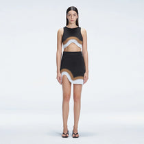 Cecilia Knit Sleeveless Crop Top and Lydia Knit Mini Skirt Black Degraded Set | Moeva | | Each week unveils new pieces—luxury swimwear, fluid resort silhouettes, and elevated summer-to-evening essentials designed to carry you from coastal escapes to city nights.