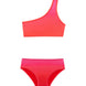 Coco Red/Pink One-Shoulder High-Waist Kids Bikini Set | Moeva | Bikini Set | Each week unveils new pieces—luxury swimwear, fluid resort silhouettes, and elevated summer-to-evening essentials designed to carry you from coastal escapes to city nights.