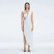 Coraline White One Shoulder Asymetrical Maxi Dress | Moeva | Beachwear Dresses | Each week unveils new pieces—luxury swimwear, fluid resort silhouettes, and elevated summer-to-evening essentials designed to carry you from coastal escapes to city nights.