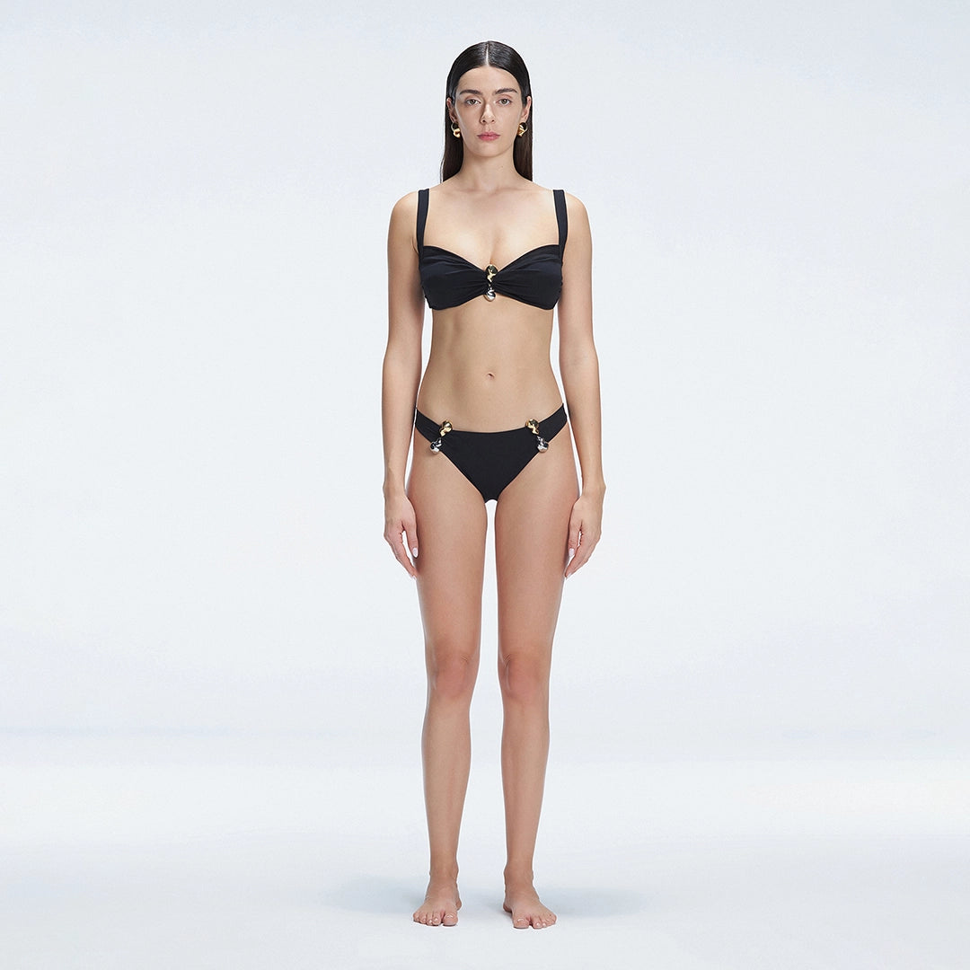 Emilia Black Balconette Mid Coverage Solid Bikini Sets | Moeva | | Each week unveils new pieces—luxury swimwear, fluid resort silhouettes, and elevated summer-to-evening essentials designed to carry you from coastal escapes to city nights.