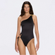 Esterelle One Shoulder Gold Detailed Satin Black Swimsuit | Moeva | Swimsuit | Each week unveils new pieces—luxury swimwear, fluid resort silhouettes, and elevated summer-to-evening essentials designed to carry you from coastal escapes to city nights.