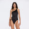 Esterelle One Shoulder Gold Detailed Satin Black Swimsuit | Moeva | Swimsuit | Each week unveils new pieces—luxury swimwear, fluid resort silhouettes, and elevated summer-to-evening essentials designed to carry you from coastal escapes to city nights.
