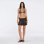 Eze Metallic Knit High-Waist Mini Black Skirt | Moeva | Skirt | Each week unveils new pieces—luxury swimwear, fluid resort silhouettes, and elevated summer-to-evening essentials designed to carry you from coastal escapes to city nights.