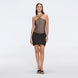 Ferrat Black Metallic Knitted Halter Mini Dress | Moeva | Dress | Each week unveils new pieces—luxury swimwear, fluid resort silhouettes, and elevated summer-to-evening essentials designed to carry you from coastal escapes to city nights.