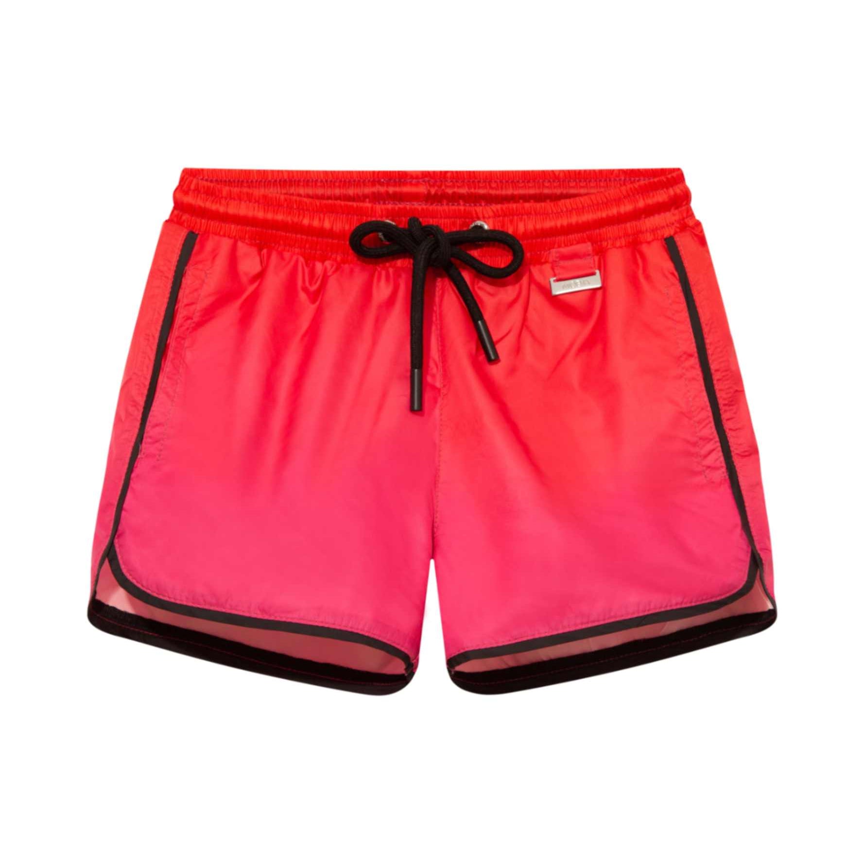 Finn Pink Degraded Swim Shorts | Moeva | Shorts | Each week unveils new pieces—luxury swimwear, fluid resort silhouettes, and elevated summer-to-evening essentials designed to carry you from coastal escapes to city nights.
