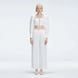 Gemma White Linen Square Neck - Long Sleeve Crop Top | Moeva | Top | Each week unveils new pieces—luxury swimwear, fluid resort silhouettes, and elevated summer-to-evening essentials designed to carry you from coastal escapes to city nights.