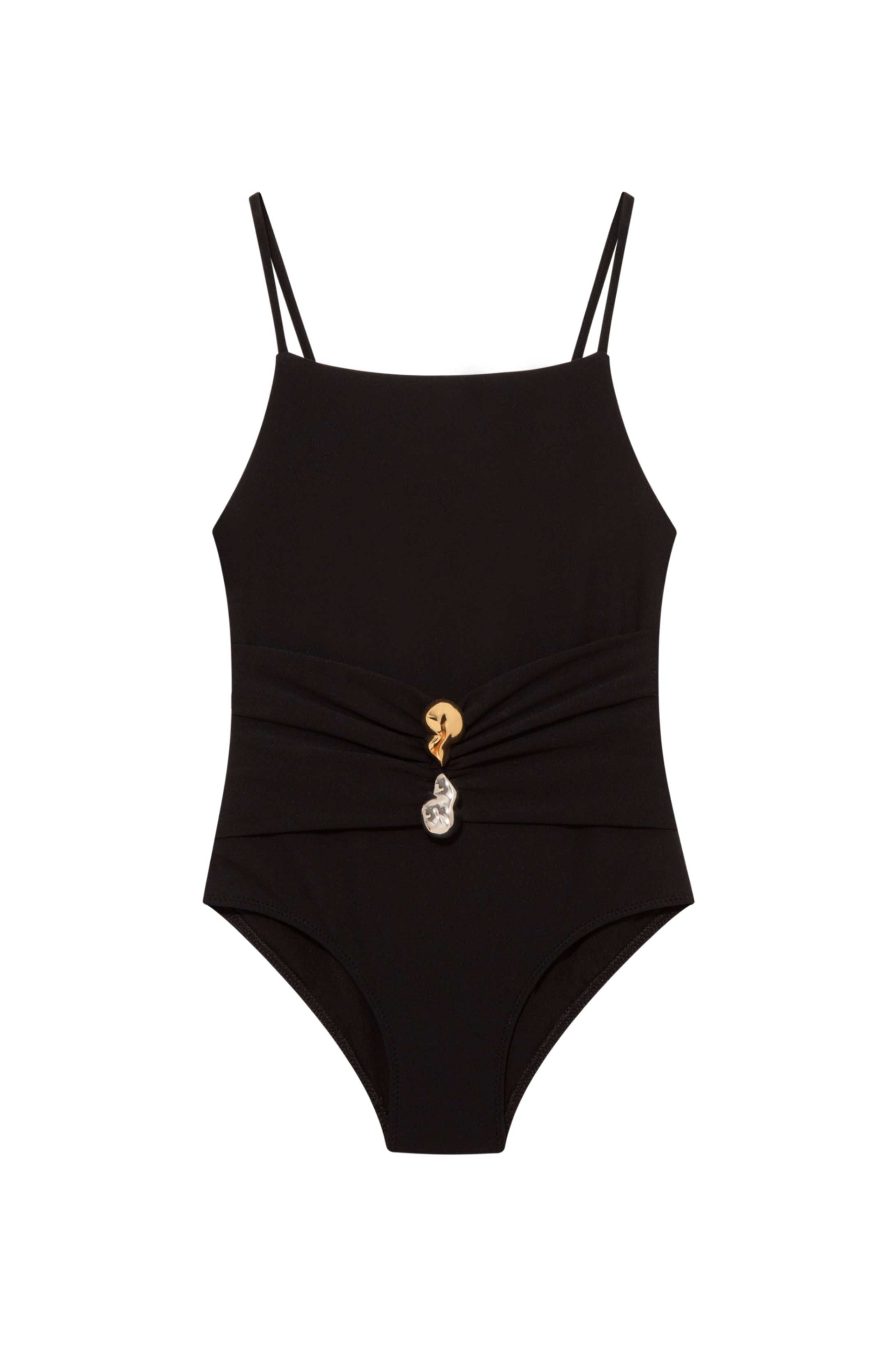 Gigi Black Scoop Neck Kids Swimsuit | Moeva | Swimsuit | Each week unveils new pieces—luxury swimwear, fluid resort silhouettes, and elevated summer-to-evening essentials designed to carry you from coastal escapes to city nights.