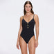 Grimaud Underwired Gold Button Detail Black Swimsuit | Moeva | Swimsuit | Each week unveils new pieces—luxury swimwear, fluid resort silhouettes, and elevated summer-to-evening essentials designed to carry you from coastal escapes to city nights.