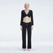 Sirenia Black Long Sleeve Accessory-Detail Crop Top | Moeva | Crop Top | Each week unveils new pieces—luxury swimwear, fluid resort silhouettes, and elevated summer-to-evening essentials designed to carry you from coastal escapes to city nights.