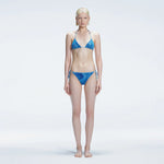 Hermione Blue Triangle Side Tie 3D Bikini Set | Moeva | | Each week unveils new pieces—luxury swimwear, fluid resort silhouettes, and elevated summer-to-evening essentials designed to carry you from coastal escapes to city nights.