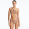 Calix Bronze One Shoulder Mid Coverage Bikini Set | Moeva | Bikini Set | Each week unveils new pieces—luxury swimwear, fluid resort silhouettes, and elevated summer-to-evening essentials designed to carry you from coastal escapes to city nights.