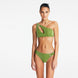 Calix Green One Shoulder Bikini Top | Moeva | Bikini Top | Each week unveils new pieces—luxury swimwear, fluid resort silhouettes, and elevated summer-to-evening essentials designed to carry you from coastal escapes to city nights.