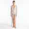 Marlowe Silver Mesh Belted Long Kaftan | Moeva | Kaftan | Each week unveils new pieces—luxury swimwear, fluid resort silhouettes, and elevated summer-to-evening essentials designed to carry you from coastal escapes to city nights.