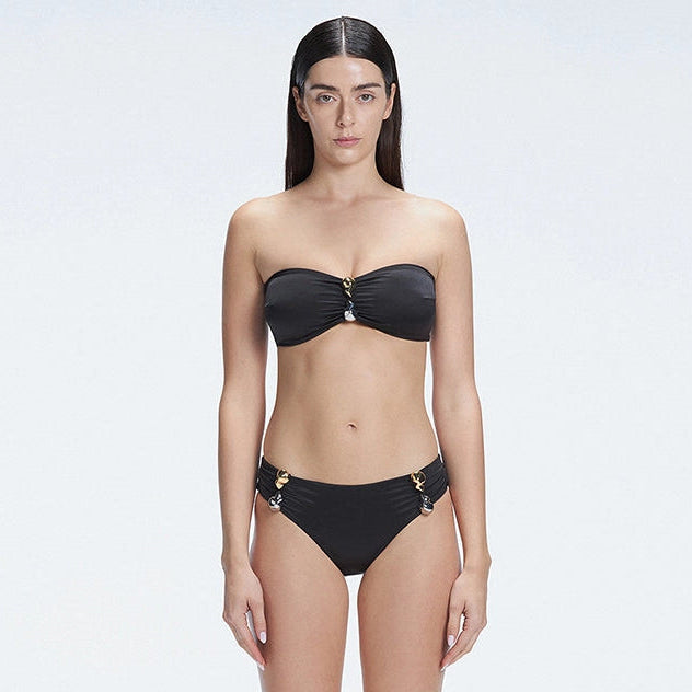 Ilana Black Bandeu Full Coverage Piece Bikini Set | Moeva | Bikini Set | Each week unveils new pieces—luxury swimwear, fluid resort silhouettes, and elevated summer-to-evening essentials designed to carry you from coastal escapes to city nights.