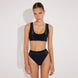 Ilari Black Scoop Neck Bikini Set | Moeva | Bikini Sets | Each week unveils new pieces—luxury swimwear, fluid resort silhouettes, and elevated summer-to-evening essentials designed to carry you from coastal escapes to city nights.