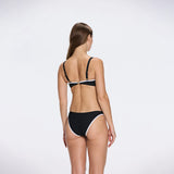 Irene Black-White Mid Coverage Bikini Bottom | Moeva | Bikini Bottom | Each week unveils new pieces—luxury swimwear, fluid resort silhouettes, and elevated summer-to-evening essentials designed to carry you from coastal escapes to city nights.