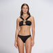 Irma Halter Neck Gold Detail Mid Coverage Satin Black Bikini Set | Moeva | Bikini | Each week unveils new pieces—luxury swimwear, fluid resort silhouettes, and elevated summer-to-evening essentials designed to carry you from coastal escapes to city nights.