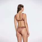 Irma Mid Coverage Satin Brown Bikini Bottom | Moeva | Bikini Bottom | Each week unveils new pieces—luxury swimwear, fluid resort silhouettes, and elevated summer-to-evening essentials designed to carry you from coastal escapes to city nights.
