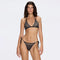 Isola Metallic Knit Triangle Black Bikini Top | Moeva | Bikini Top | Each week unveils new pieces—luxury swimwear, fluid resort silhouettes, and elevated summer-to-evening essentials designed to carry you from coastal escapes to city nights.