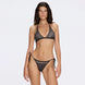 Isola Black Metallic Knit Triangle Low Waist Bikini Set | Moeva | Bikini Top | Each week unveils new pieces—luxury swimwear, fluid resort silhouettes, and elevated summer-to-evening essentials designed to carry you from coastal escapes to city nights.