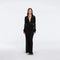 Itzel Black Knitted Mesh Long-Sleeve Kaftan | Moeva | Kaftans | Each week unveils new pieces—luxury swimwear, fluid resort silhouettes, and elevated summer-to-evening essentials designed to carry you from coastal escapes to city nights.