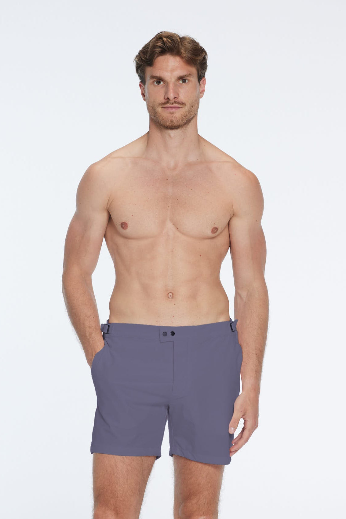 Jack Jean Bulldog Swim Shorts | Moeva | Men Swim Stretch Shorts | Each week unveils new pieces—luxury swimwear, fluid resort silhouettes, and elevated summer-to-evening essentials designed to carry you from coastal escapes to city nights.