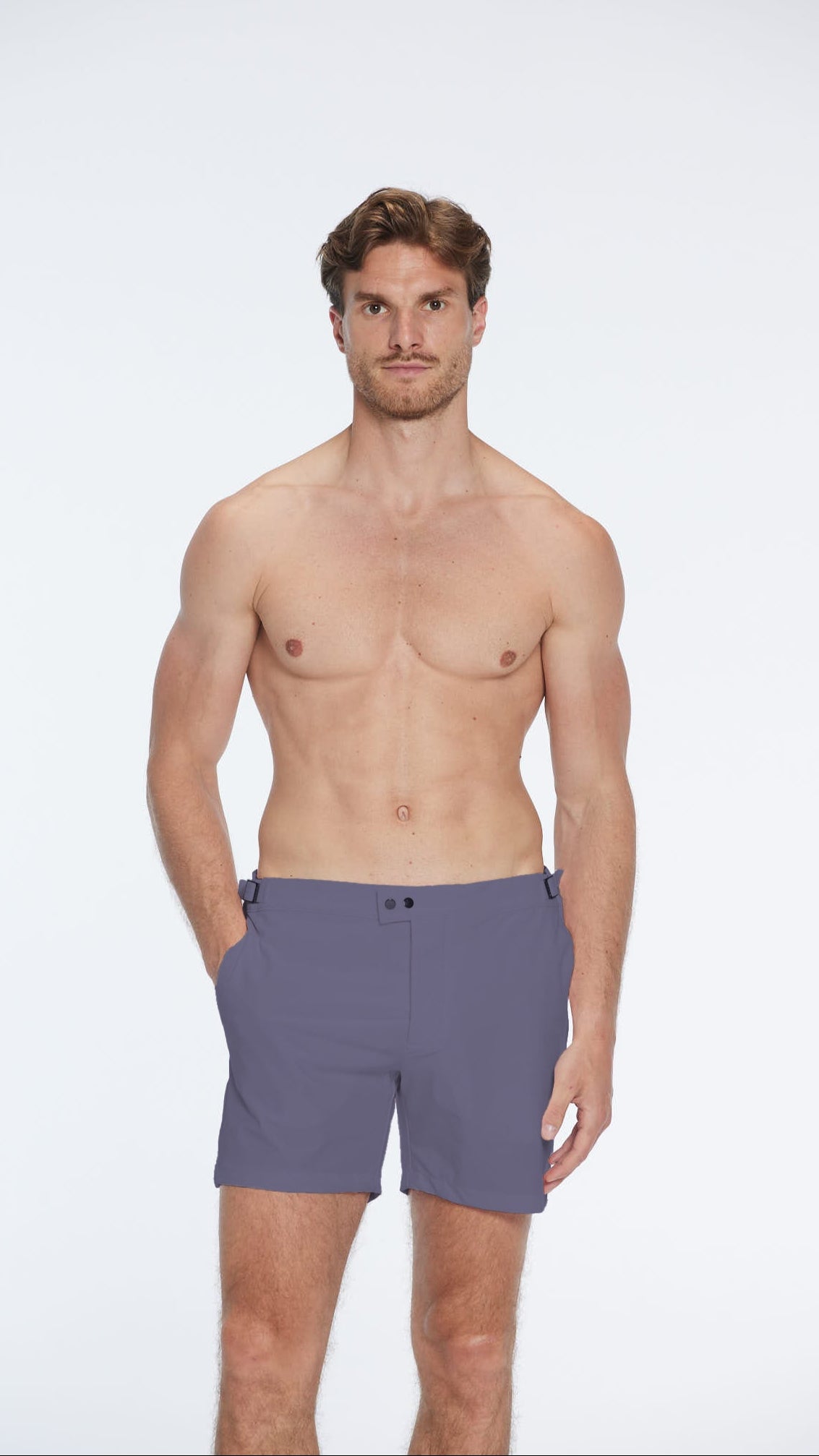 Jack Jean Bulldog Swim Shorts | Moeva | Shorts | Each week unveils new pieces—luxury swimwear, fluid resort silhouettes, and elevated summer-to-evening essentials designed to carry you from coastal escapes to city nights.