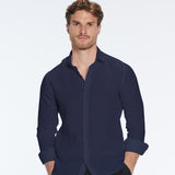 James Dark Blue Shirt