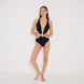Jolanda Black Halter Monokini | Moeva | Swimsuit | Each week unveils new pieces—luxury swimwear, fluid resort silhouettes, and elevated summer-to-evening essentials designed to carry you from coastal escapes to city nights.