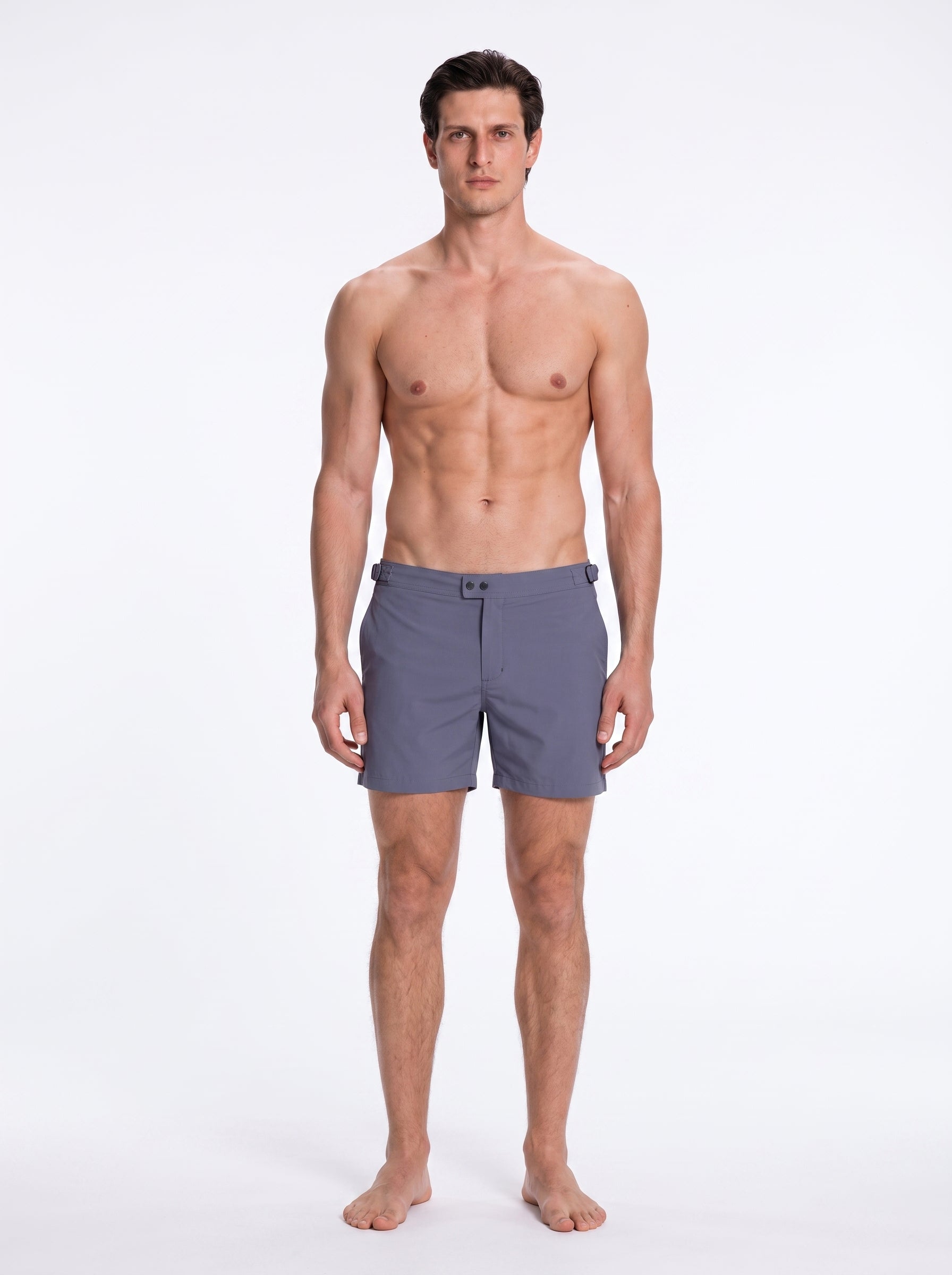 Jack Jean Bulldog Swim Shorts | Moeva | Shorts | Each week unveils new pieces—luxury swimwear, fluid resort silhouettes, and elevated summer-to-evening essentials designed to carry you from coastal escapes to city nights.