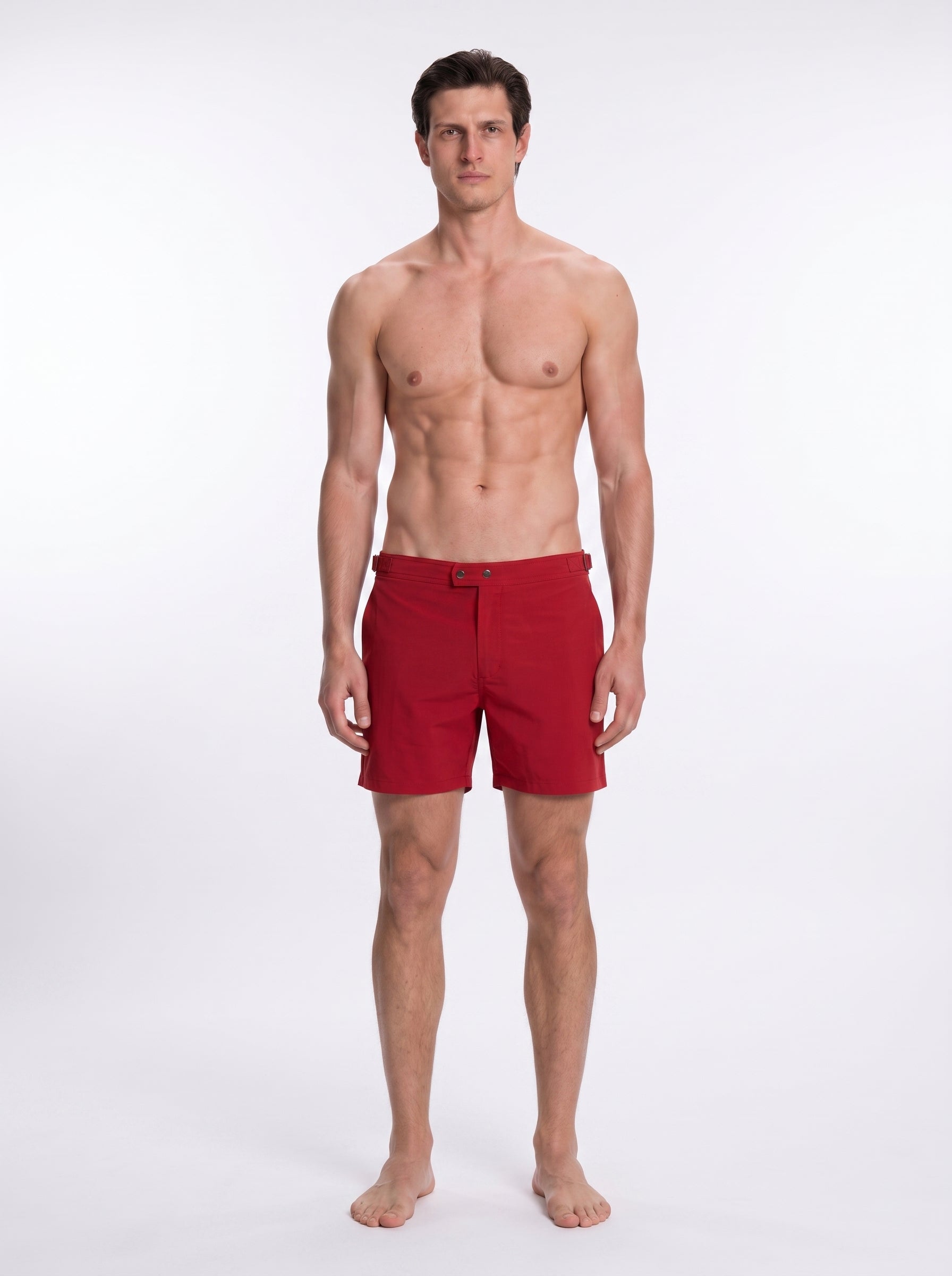 Jack Red Swim Bulldog Swim Shorts | Moeva | Shorts | Each week unveils new pieces—luxury swimwear, fluid resort silhouettes, and elevated summer-to-evening essentials designed to carry you from coastal escapes to city nights.