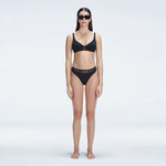 Lorelai Black Underwired Full Coverage Solid Bikini Sets | Moeva | Bikini Sets | Each week unveils new pieces—luxury swimwear, fluid resort silhouettes, and elevated summer-to-evening essentials designed to carry you from coastal escapes to city nights.