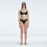 Lorelai Black Underwired Full Coverage Solid Bikini Sets | Moeva | Bikini Sets | Each week unveils new pieces—luxury swimwear, fluid resort silhouettes, and elevated summer-to-evening essentials designed to carry you from coastal escapes to city nights.