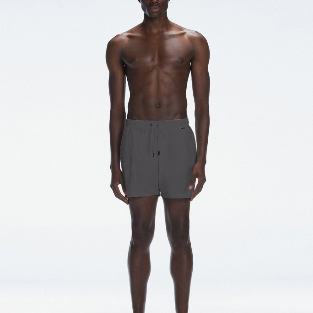 Louis Taupe Quick-Dry Swim Shorts | Moeva | Shorts | Each week unveils new pieces—luxury swimwear, fluid resort silhouettes, and elevated summer-to-evening essentials designed to carry you from coastal escapes to city nights.