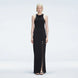 Louisa Black Halter Knit Maxi Dress with Slit Detail | Moeva | Dress | Each week unveils new pieces—luxury swimwear, fluid resort silhouettes, and elevated summer-to-evening essentials designed to carry you from coastal escapes to city nights.