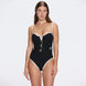 Lourmarin Black Underwired Gold Button Detail Swimsuit | Moeva | Swimsuit | Each week unveils new pieces—luxury swimwear, fluid resort silhouettes, and elevated summer-to-evening essentials designed to carry you from coastal escapes to city nights.
