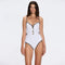 Lourmarin White Underwired Gold Button Detail Swimsuit | Moeva | Swimsuit | Each week unveils new pieces—luxury swimwear, fluid resort silhouettes, and elevated summer-to-evening essentials designed to carry you from coastal escapes to city nights.