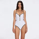 Lourmarin White Underwired Gold Button Detail Swimsuit | Moeva | Swimsuit | Each week unveils new pieces—luxury swimwear, fluid resort silhouettes, and elevated summer-to-evening essentials designed to carry you from coastal escapes to city nights.
