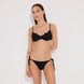Luigiana Black Undirwired Side Tie Bikini Set | Moeva | Bikini Sets | Each week unveils new pieces—luxury swimwear, fluid resort silhouettes, and elevated summer-to-evening essentials designed to carry you from coastal escapes to city nights.
